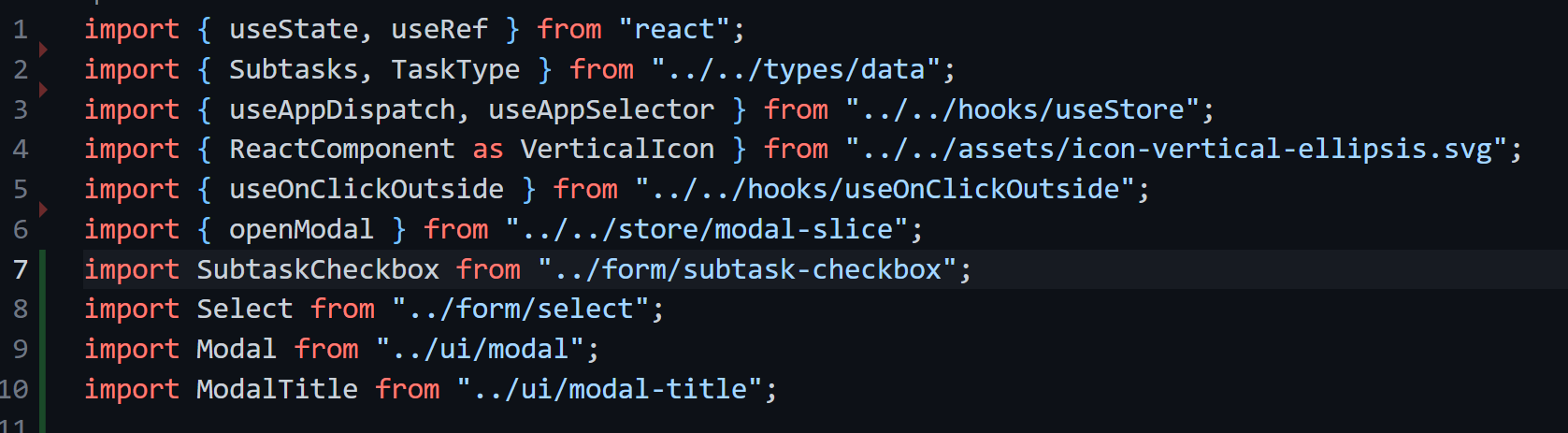 Deeply nested imports